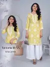 Victoria Vol 18 Nx By Blue Hills Rayon Kurti With Bottom Wholesalers Shop In Surat
